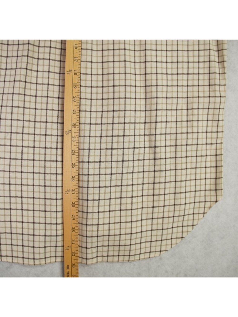 Loro Piana Mens Plaid Cotton Wool Blend Button Down Shirt Size XL Made Italy EUC - Picture 12 of 14